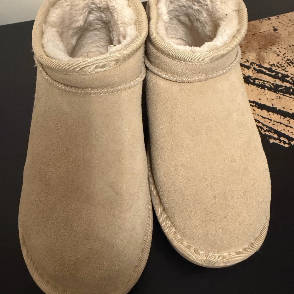 Cozy Tan Kids Shoes